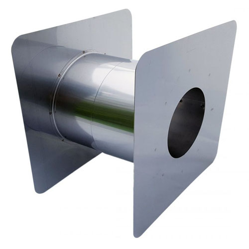 ZFlex ZVent 4in Stainless Steel Adjustable Wall Thimble NuEnergy